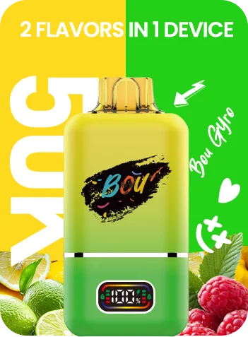 Bou Gyro 50.000 caladas – vaper desechable dos sabores en uno: Lemon Lime y Raspberry Lemon