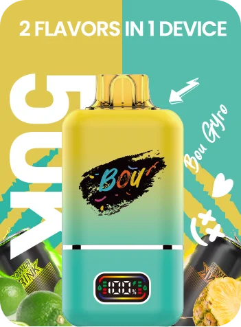 Bou Gyro 50.000 caladas – vaper desechable dos sabores en uno: Lime Monster y Pineapple Monster