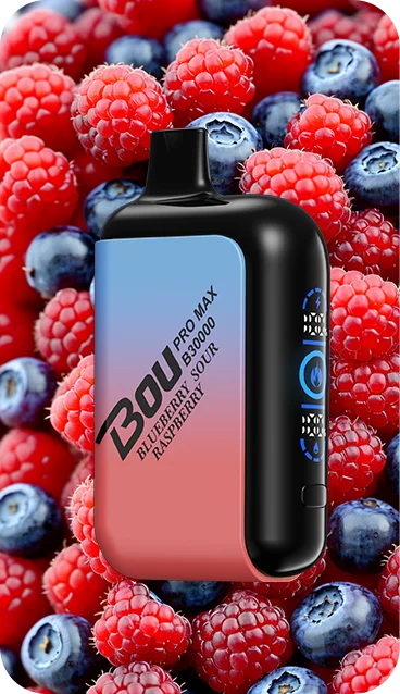 Bou Pro Max 30.000 caladas – vaper desechable sabor Blueberry Sour Raspberry dos modos de vapeo