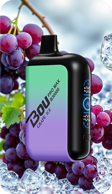 Bou Vape Pro Max 30.000 caladas – vaper desechable sabor Grape Ice, vapeo intenso y duradero en España