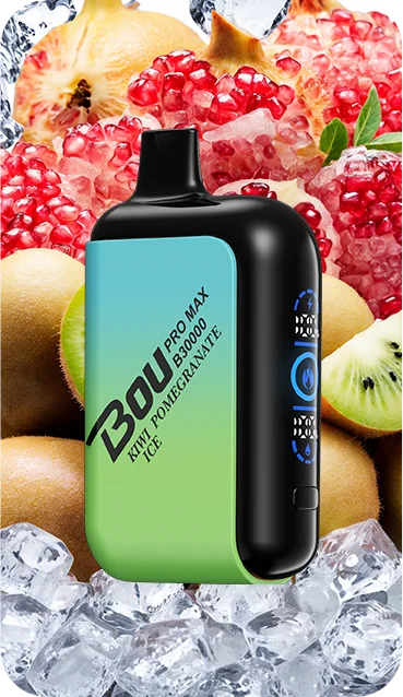 Bou Pro Max 30.000 caladas – vaper desechable sabor Kiwi pomegranate ice - vaper con mucha duracion