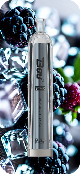 Bou star 600 caladas - comprar vaper pequeño desechable España sabor blackberry