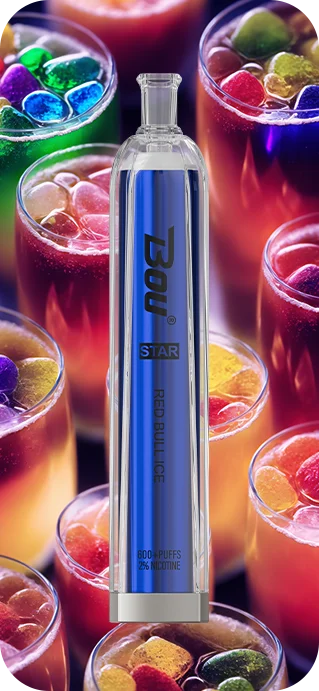 Bou star 600 caladas - comprar vapers desechables sabor red bull