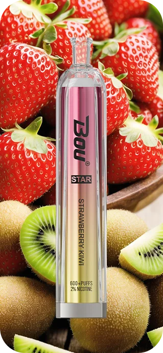 Bou star 600 caladas - comprar vaper pequeño desechable España sabor fresa kiwi